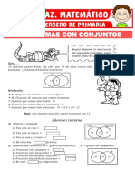 Problemas Con Conjuntos para Tercero de Primaria