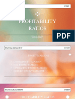 Profitability Ratios - Report