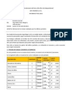 Informe de Gastos Por Periodo