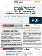 MEF. Importancia Del Planeamiento en PMI