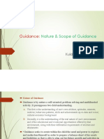 Nature Scope of Guidance