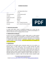 Informe Psicopedagogico Jose Tea