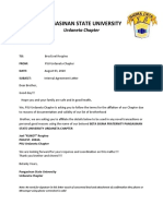 PSU Urdaneta Chapter Internal Agreement Letter
