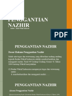 Penggantian Nazhir Wakaf