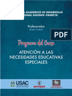 8 Programa Atención A Las Necesidades Educativas Especiales