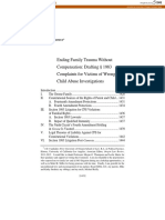 Ending Family Trauma: Drafting § 1983 Complaints for Wrongful CPS Investigations