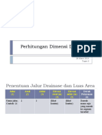 Kuliah 11 - Perhitungan Dimensi Drainase