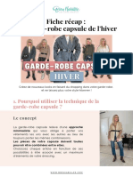 Fiche Recap - Garde-Robe Capsule Hiver