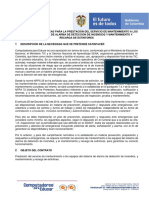 Especificaciones Técnicas Mto Dectores de Humo y Extintores