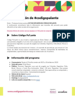 (LEER) Kit de Comunicación para Org. Aliadas - Códig o Pa'Lante 2022-23