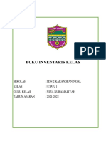 Buku Inventaris Kelas SDN 2 Karangpaningal