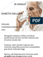 Manfaat Air Hangat Untuk Penderita Diabetes Mellitus