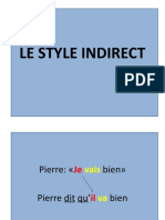 Le Style Indirect