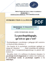 Introduction À La Psychopédagogie