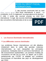 Les Sources Du Droit Fiscal International