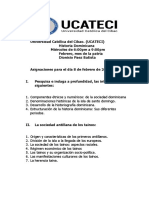 Universidad Católica Tecnológica Del Cibao. Asignaciones para El Miercoles 8 de Febrero 2023.