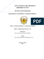 Primer Trabajo Grupal de Control Interno y Auditoria Interna.