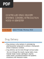 2160 - Controlled Drug Delivery System