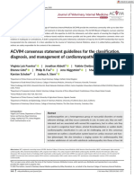Veterinary Internal Medicne - 2020 - Luis Fuentes - ACVIM Consensus Statement Guidelines For The Classification Diagnosis