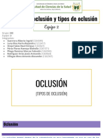 Trabajo 7 - Leyes de La Oclusion y Tpos de Oclusion