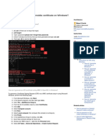 Generate iOS Certificate Windows