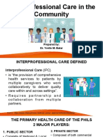 Interprofessional Care in The Community