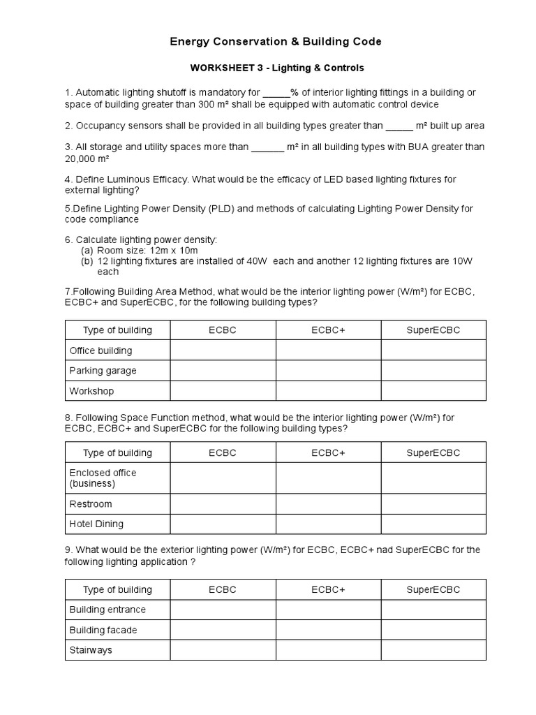 Lighting Power Density Calculation Guide | PDF | Home & Garden | Computers