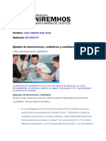 Ejemplo de Observaciones, Cuantativas y Cualitativas-Joan v. Díaz