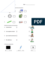 Grade 1 Unit 1 Worksheet - Review 2