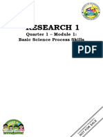 Science: Quarter 1 - Module 1: The Components of A Scientific ...