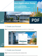 DCU Student Application Portal: Step by Step Guide For Application Creation and Submission