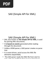 SAX (Simple API For XML)