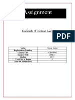 CCM 13-NCP39 - Essentials of Contract Law - 1