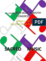 Diocesan Music Ministry Congress Focuses on Sacred and Liturgical Music