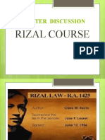 Module 1 Rizal Cluster Discussion