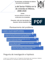 Vivienda México Programas Nacionales Calidad 2008-2020