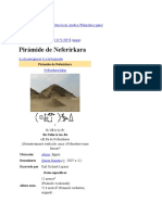 Pirámide de Neferirkara: ¡Haz Fotografías Sobre Tu Cultura Local, Ayuda A Wikipedia y Gana!