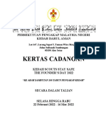 Kertas Cadangan: Persekutuan Pengakap Malaysia Negeri Kedah Darul Aman