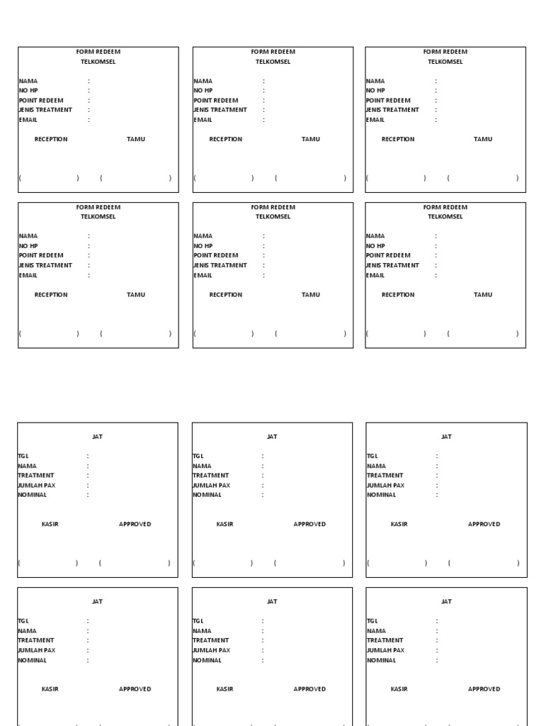 Form Redeem | PDF