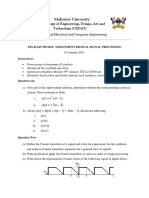 Tel4114 - CMP4101 - Assignment 1 Digital Signal Processing