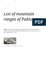 List of Mountain Ranges of Pakistan - Wikipedia