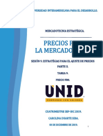 Tarea 9. Estrategias para El Ajuste de Precios. Parte Ii. Cds.