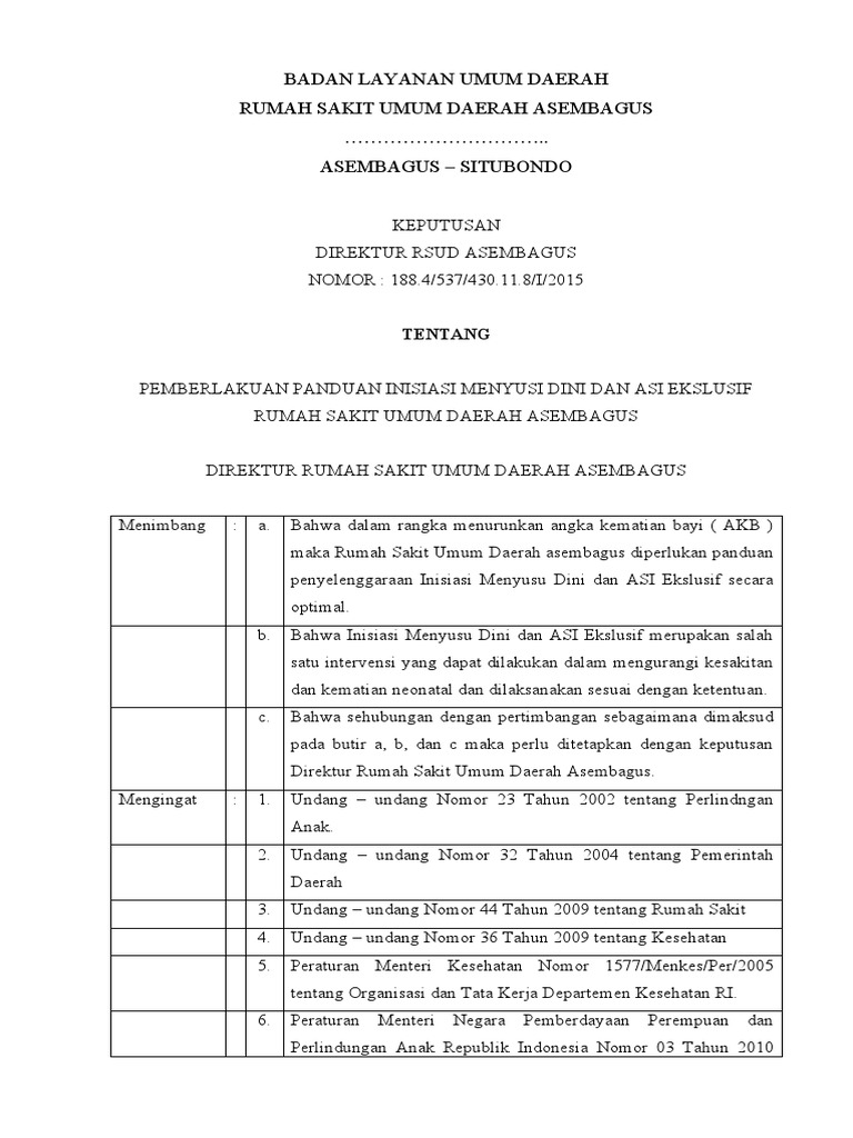 Pedoman Imd Dan Asi Eksklusif Pdf