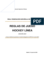 Reglas de Juego Hockey Línea