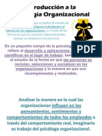 Introducción A La Psicología Organizacional