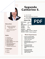 Modern Grey Resume