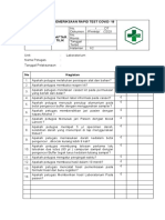 DT Pemeriksaan Rapid Test Covid19