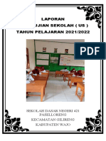 Laporan Hasil Ujian Sekolah 2021/2022 SDN 421 Paselloreng