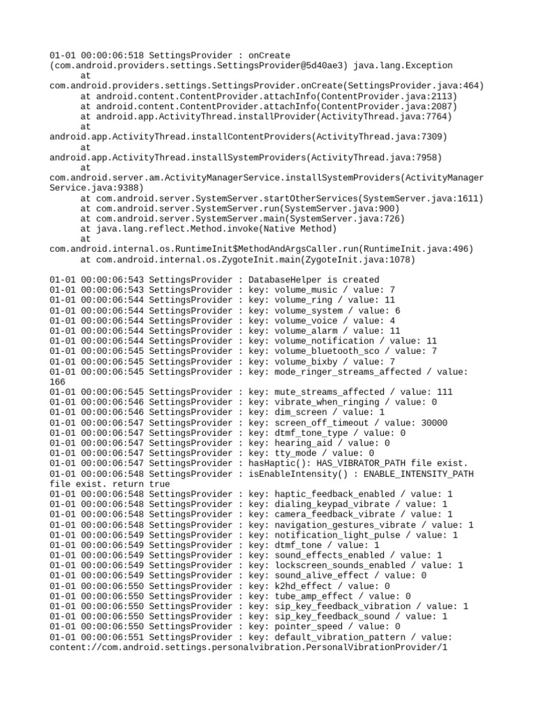 Settings Provider | PDF | Information Technology Management | Software ...