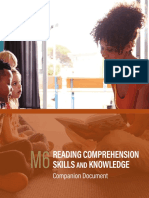 m6 Reading Comprehension Skills Knowledge